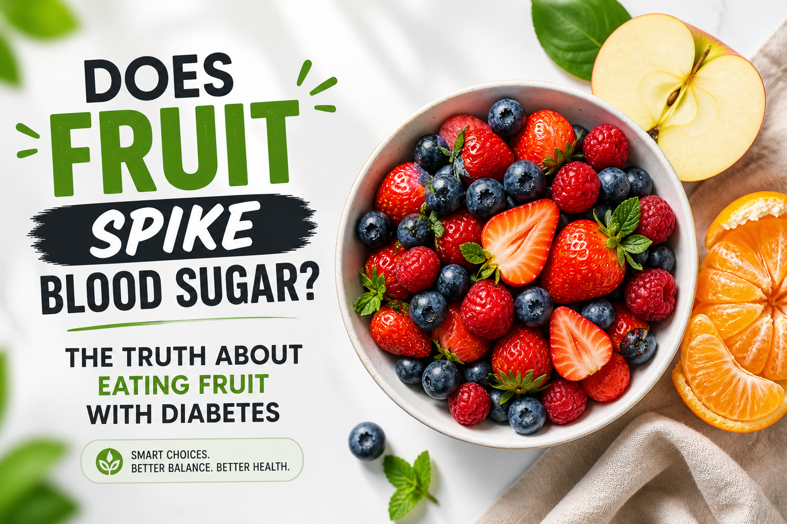 Does fruit spike blood sugar? The truth about eating fruit with diabetes cover